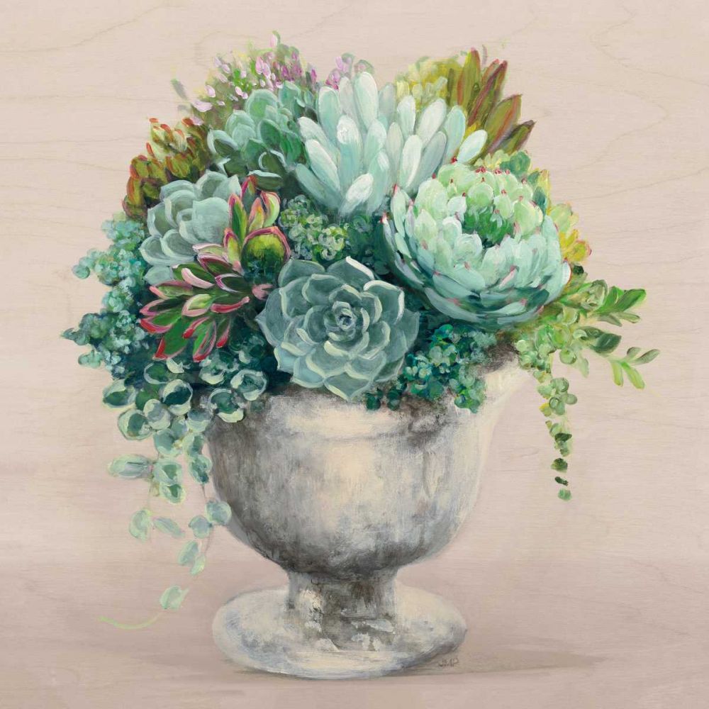 Festive Succulents I Blush art print by Julia Purinton for $57.95 CAD