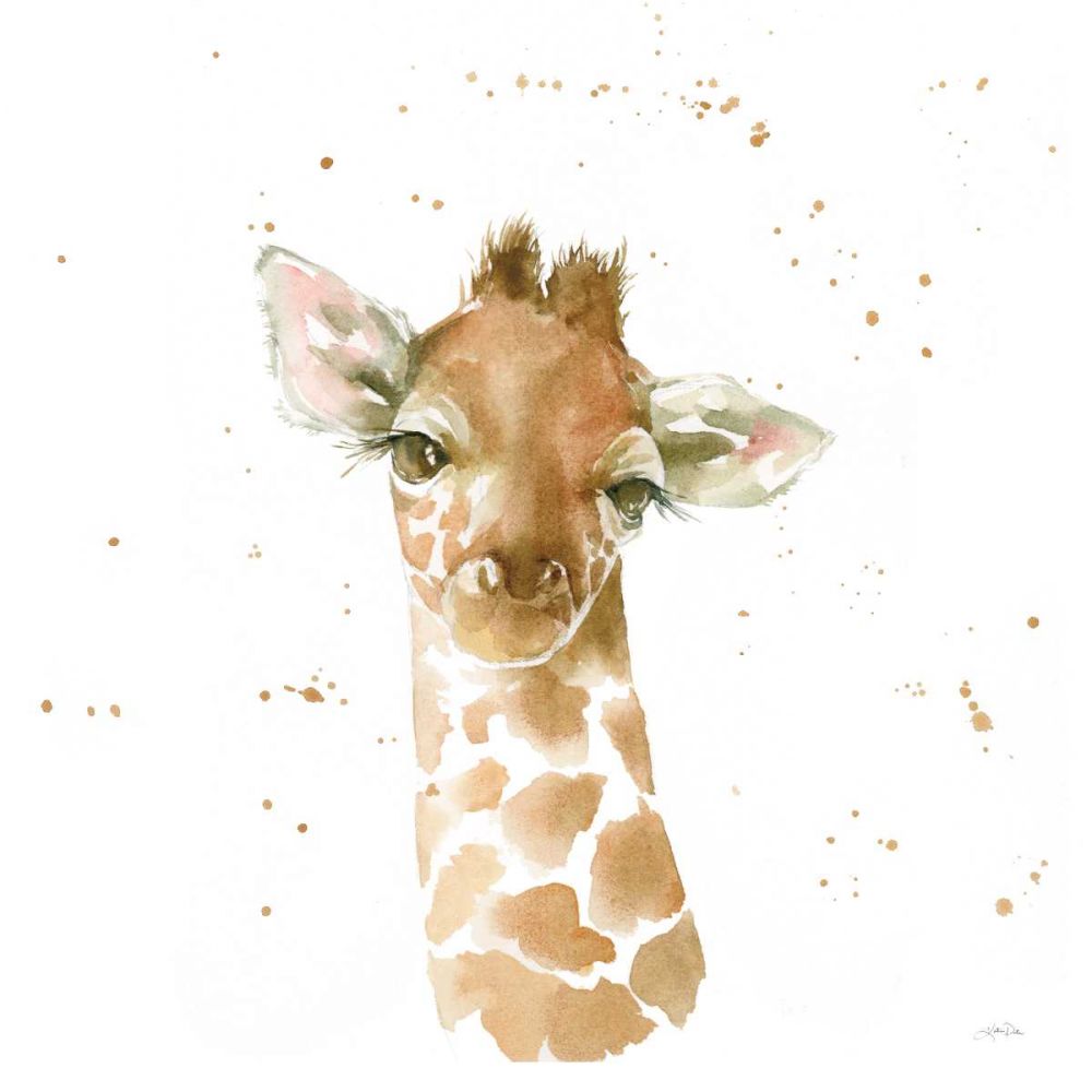 Baby Giraffe art print by Katrina Pete for $57.95 CAD