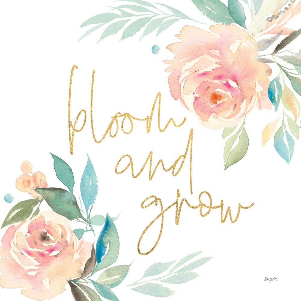 Watercolor Blossom V art print by Kristy Rice for $57.95 CAD