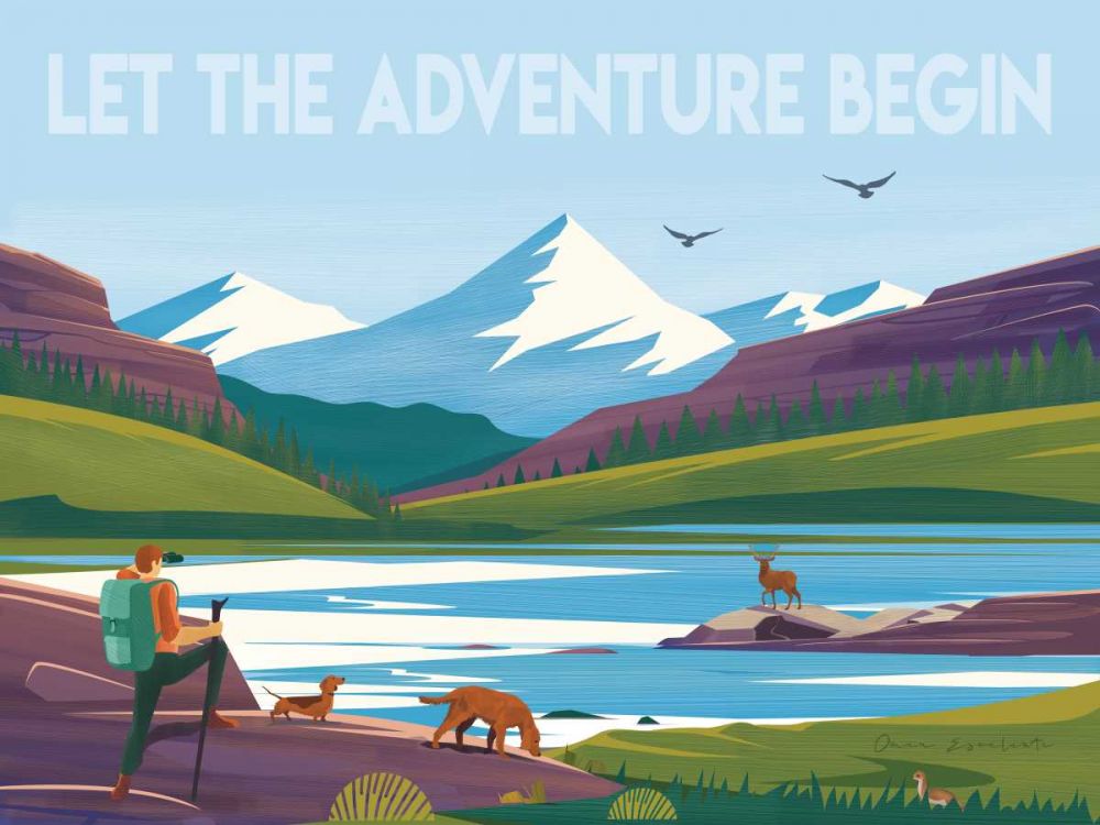 Let the Adventure art print by Omar Escalante for $57.95 CAD
