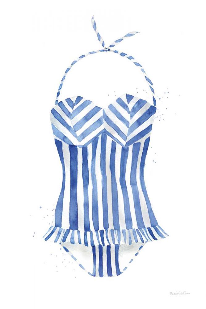 Vintage Swimwear I art print by Mercedes Lopez Charro for $57.95 CAD