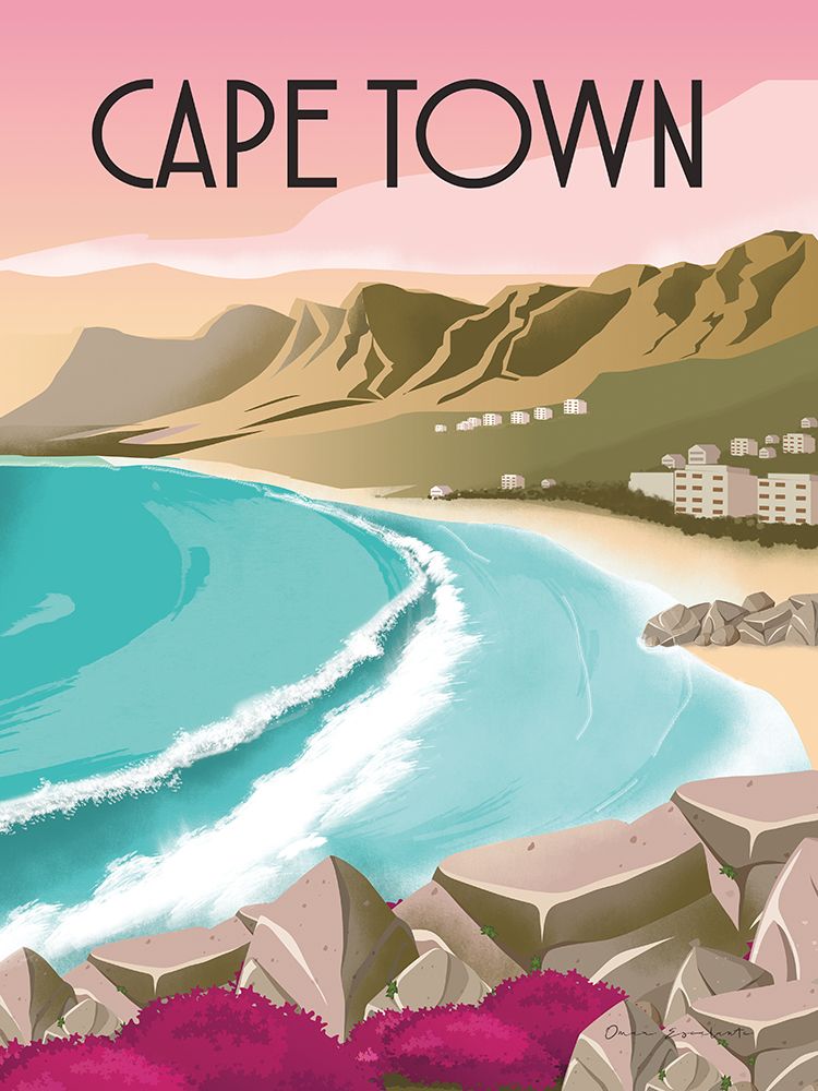 Cape Town South Africa art print by Omar Escalante for $57.95 CAD