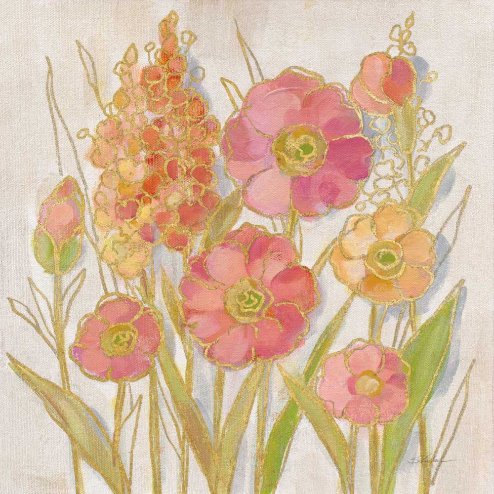 Opalescent Floral I art print by Silvia Vassileva for $57.95 CAD