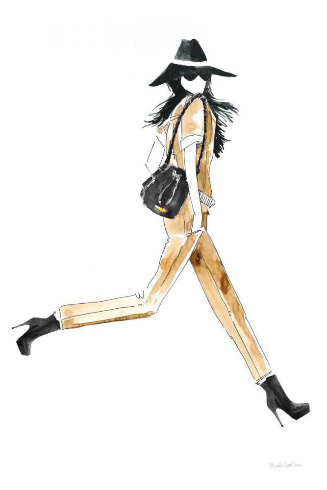 Out On the Town I art print by Mercedes Lopez Charro for $57.95 CAD