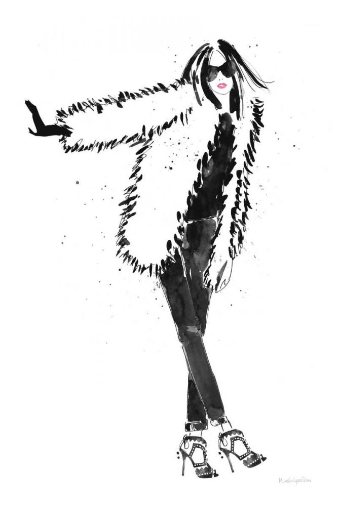 Uptown Fashion II art print by Mercedes Lopez Charro for $57.95 CAD