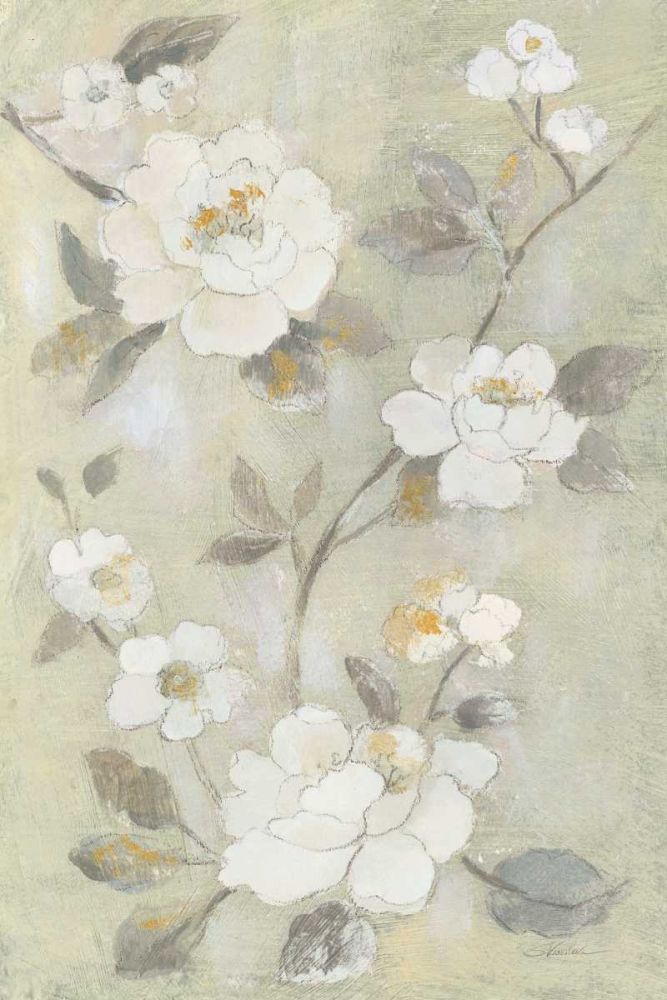 Romantic Spring Flowers I White art print by Silvia Vassileva for $57.95 CAD