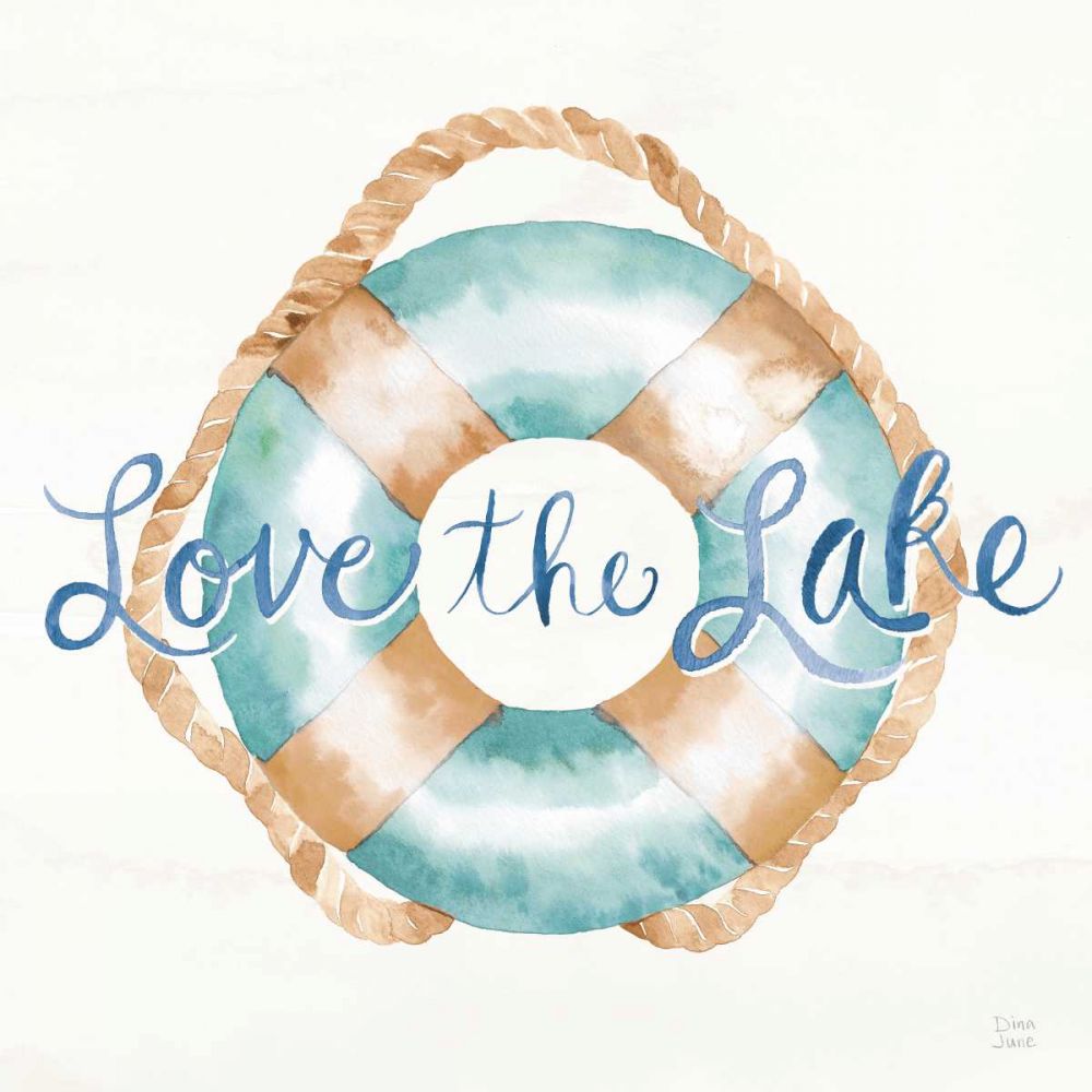 Lake Love VI art print by Dina June for $57.95 CAD