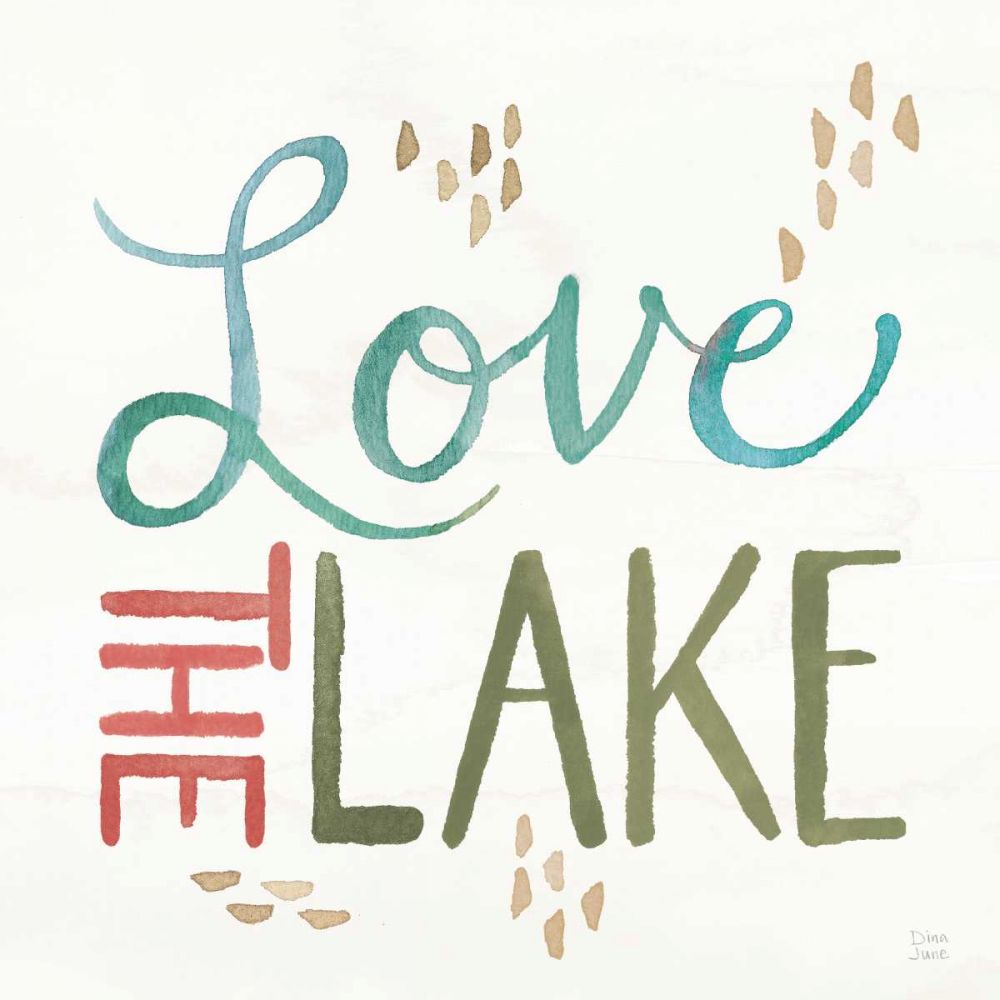 Lake Love VII art print by Dina June for $57.95 CAD