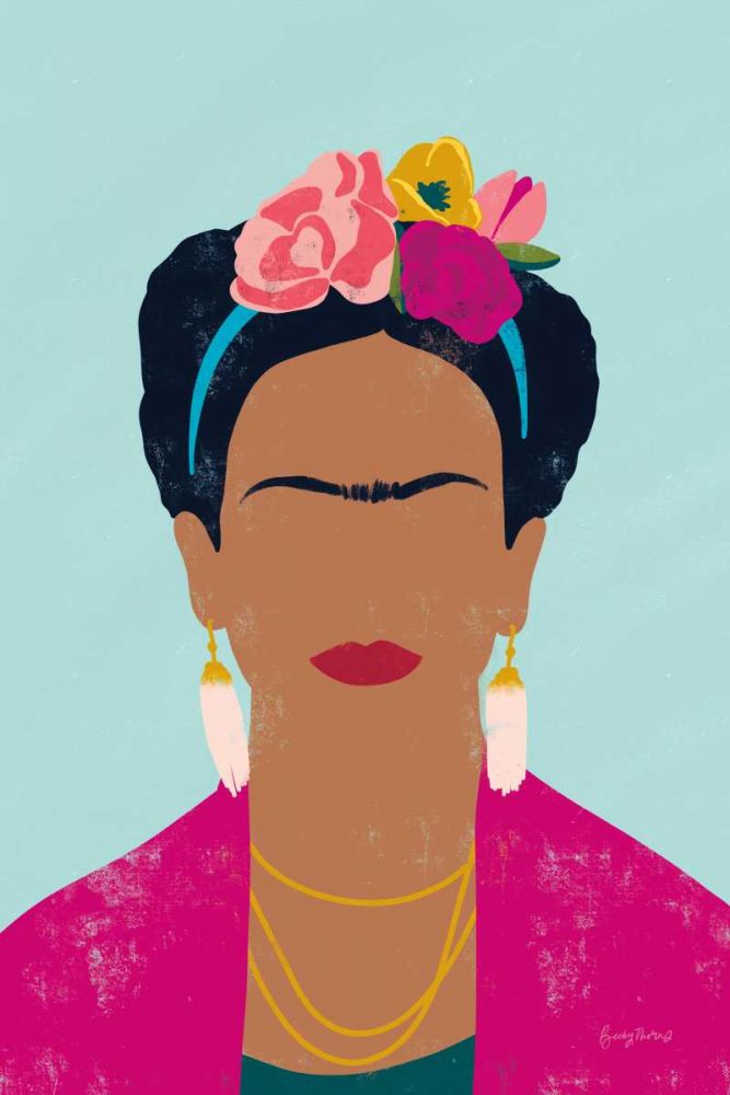 Frida Kahlo I art print by Becky Thorns for $57.95 CAD