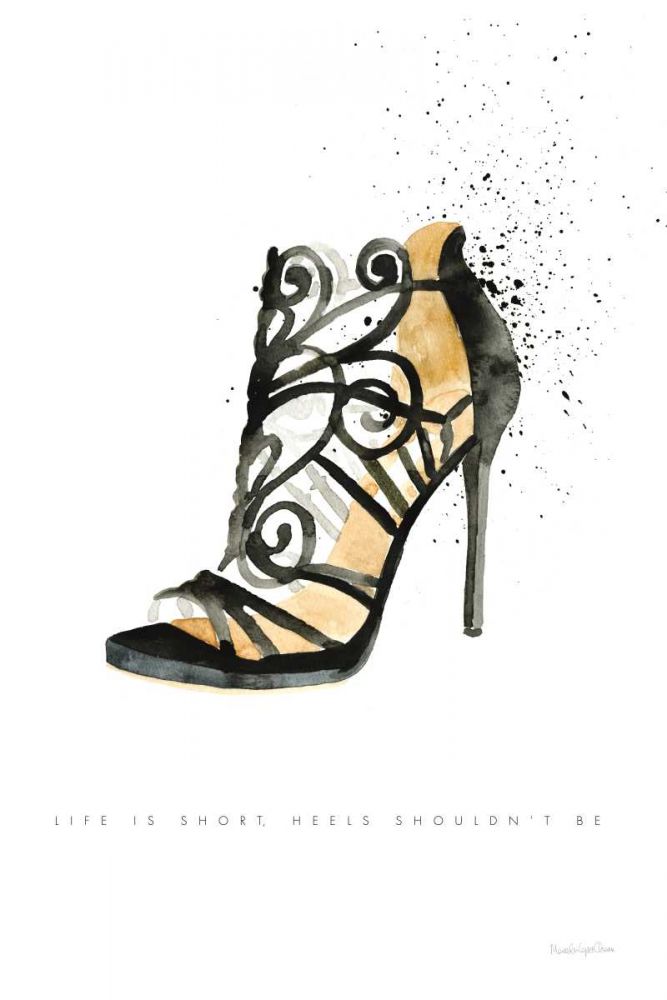 Stiletto Style II art print by Mercedes Lopez Charro for $57.95 CAD