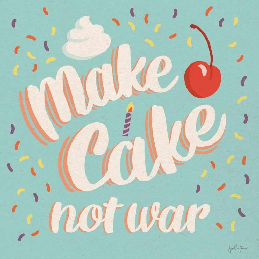 Make Cake I art print by Janelle Penner for $57.95 CAD