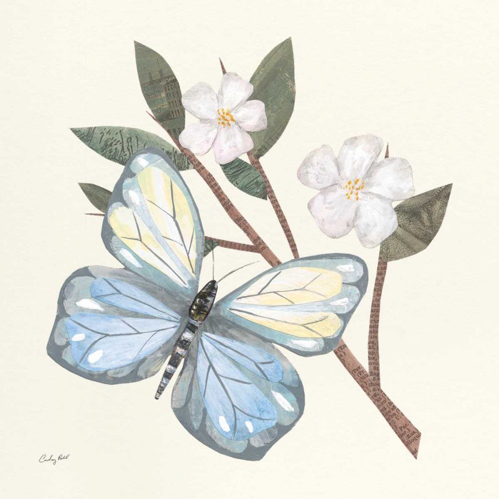 In the Garden Butterfly art print by Courtney Prahl for $57.95 CAD