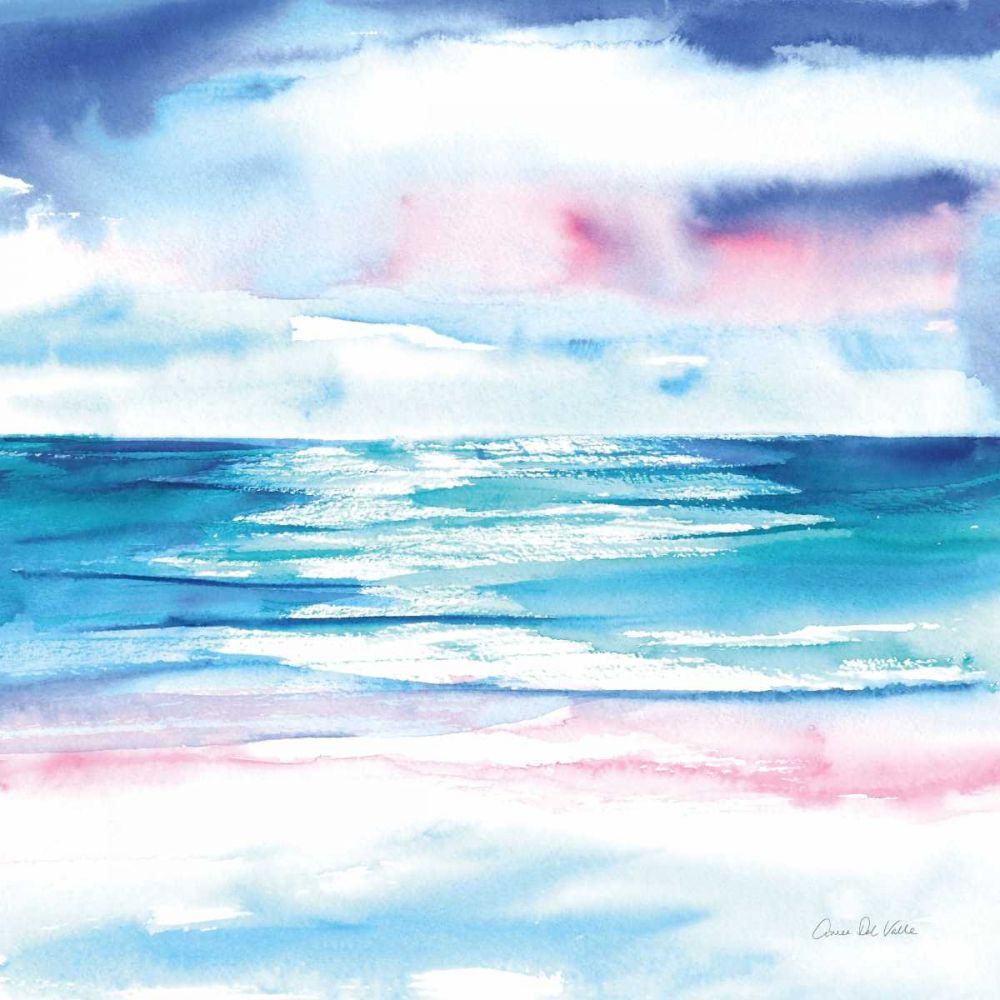 Turquoise Sea I art print by Aimee Del Valle for $57.95 CAD