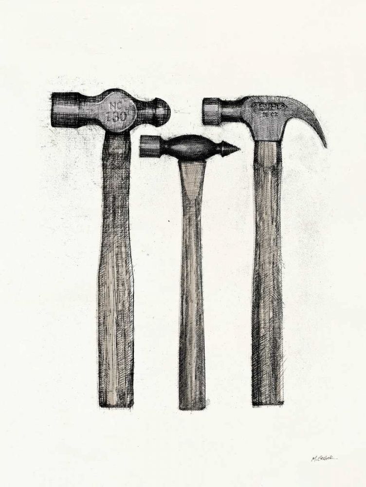 Hammers with Color Crop art print by Mike Schick for $57.95 CAD