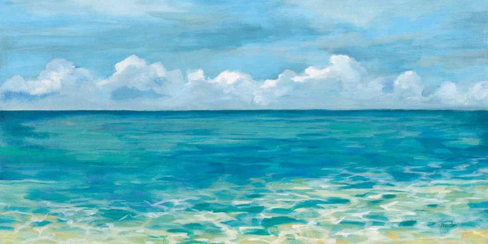 Caribbean Sea Reflections art print by Silvia Vassileva for $57.95 CAD
