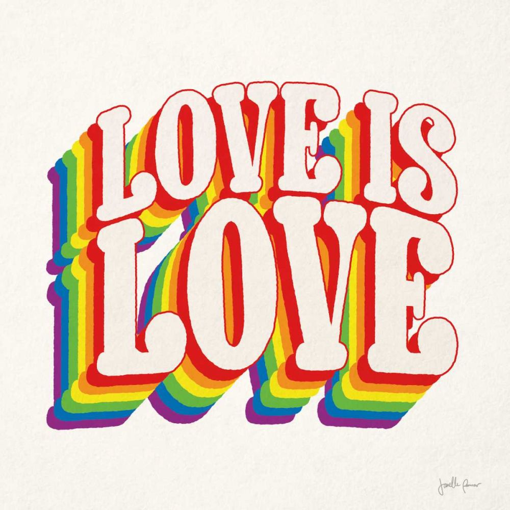 Love is Love I art print by Janelle Penner for $57.95 CAD