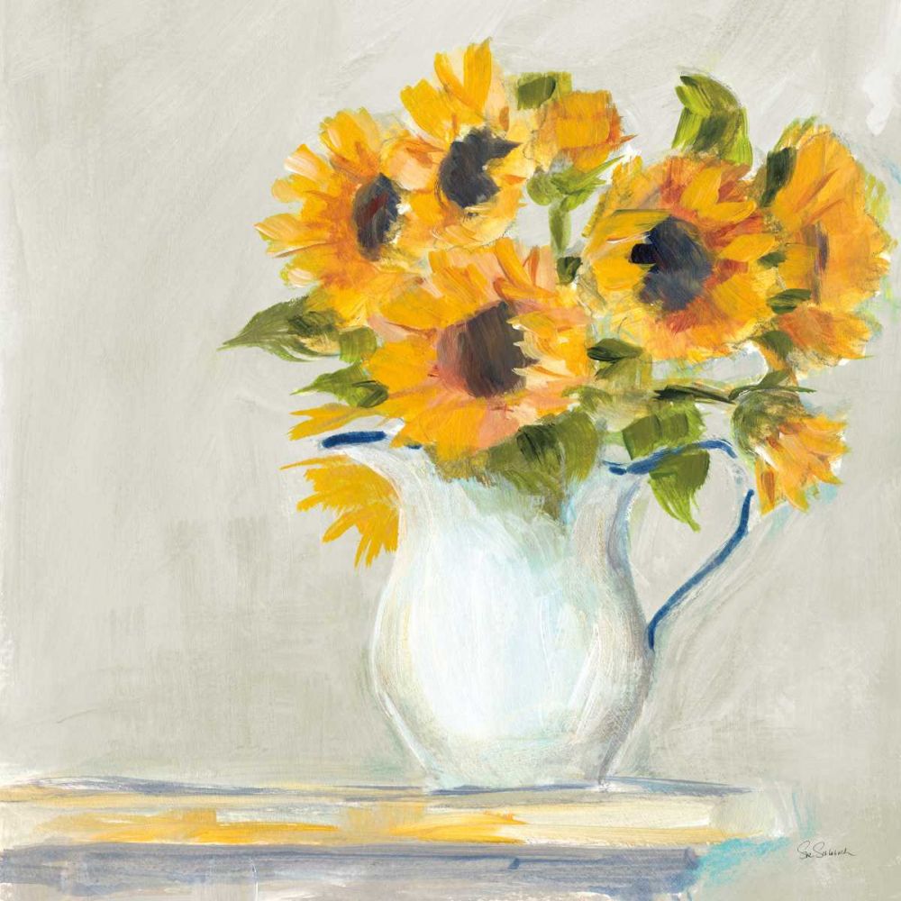Lotties Sunflowers art print by Sue Schlabach for $57.95 CAD