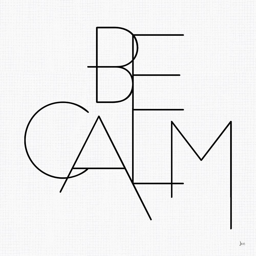 Calm I White art print by Jess Aiken for $57.95 CAD