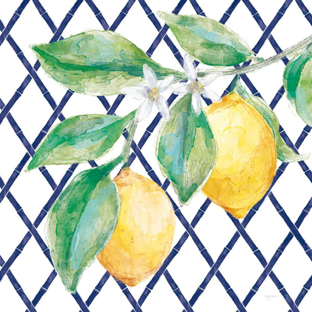 Everyday Chinoiserie Lemons II art print by Mary Urban for $57.95 CAD