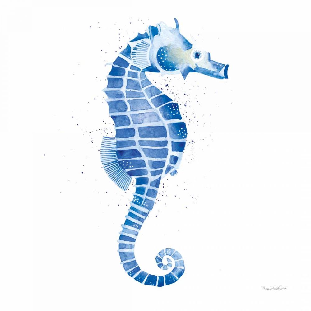 Seahorse art print by Mercedes Lopez Charro for $57.95 CAD