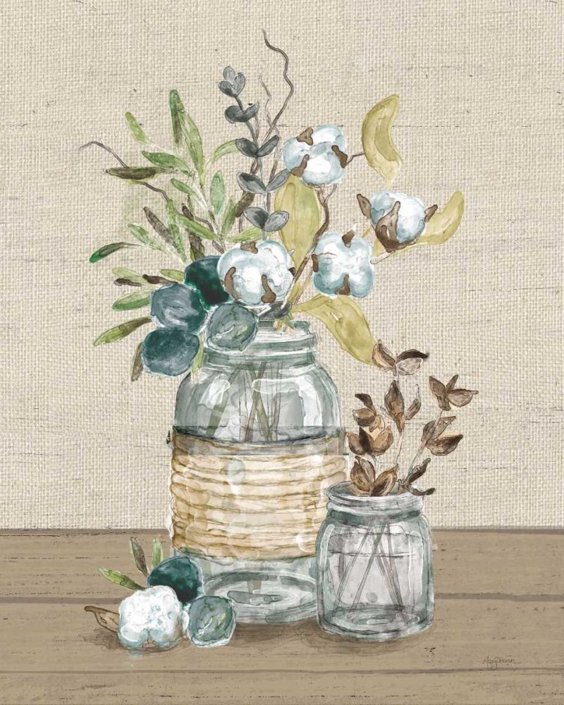 Cotton Bouquet III No Pattern art print by Mary Urban for $57.95 CAD