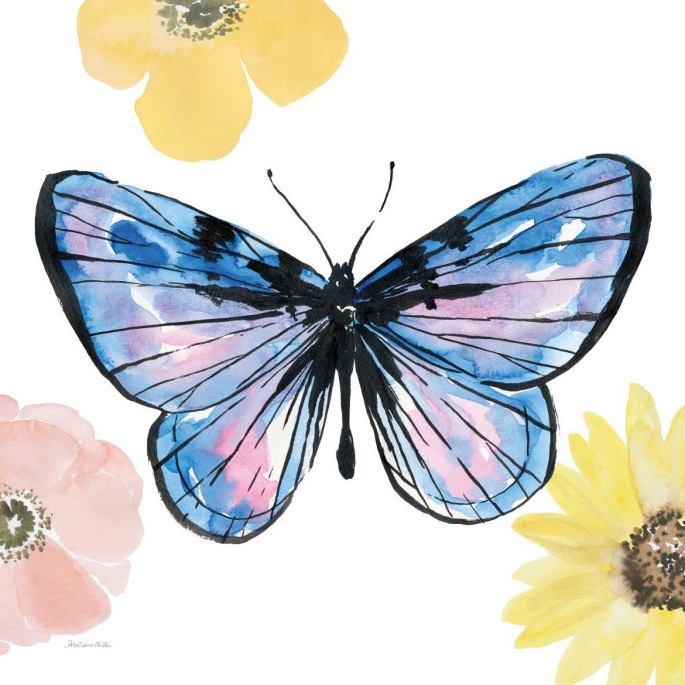 Beautiful Butterfly IV Lavender No Words art print by Sara Zieve Miller for $57.95 CAD