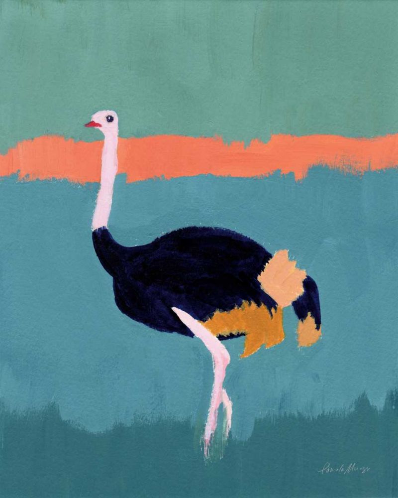 Ostrich art print by Pamela Munger for $57.95 CAD
