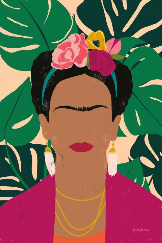 Frida Kahlo I Palms art print by Becky Thorns for $57.95 CAD