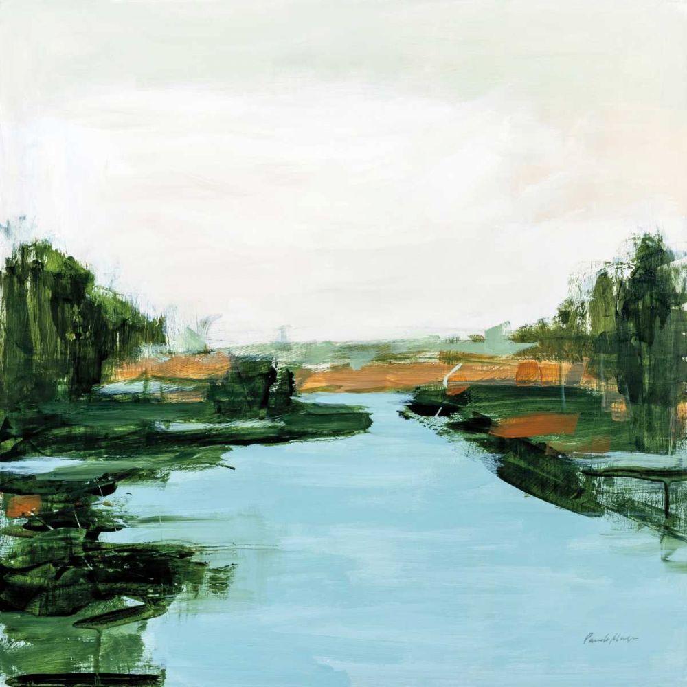 River Flowing Through art print by Pamela Munger for $57.95 CAD