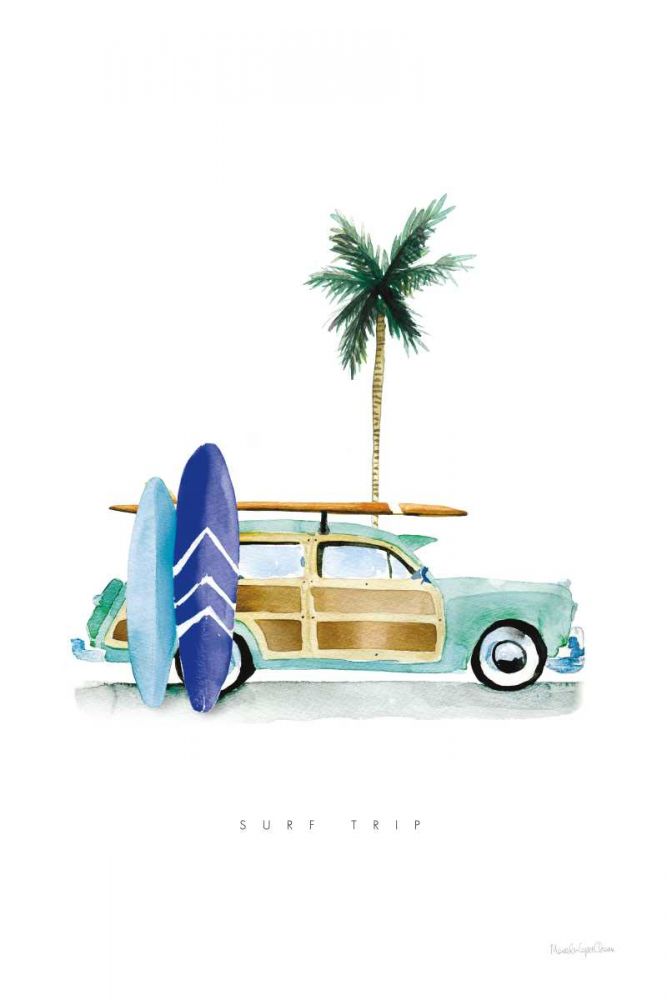 Surf Days I art print by Mercedes Lopez Charro for $57.95 CAD