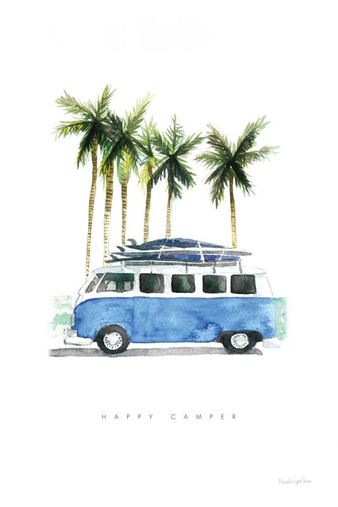 Surf Days II art print by Mercedes Lopez Charro for $57.95 CAD