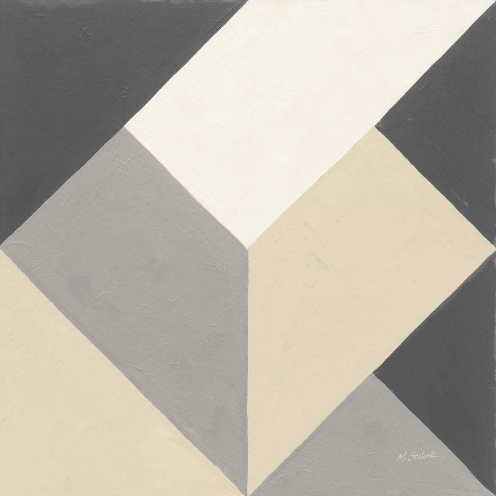 Triangles I Neutral Crop art print by Mike Schick for $57.95 CAD
