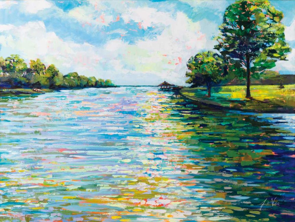 Lake View art print by Jeanette Vertentes for $57.95 CAD