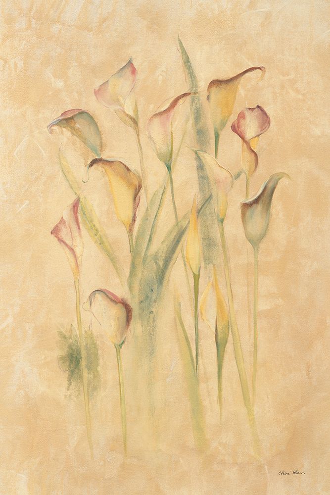 Blushing Calla Lilies art print by Cheri Blum for $57.95 CAD