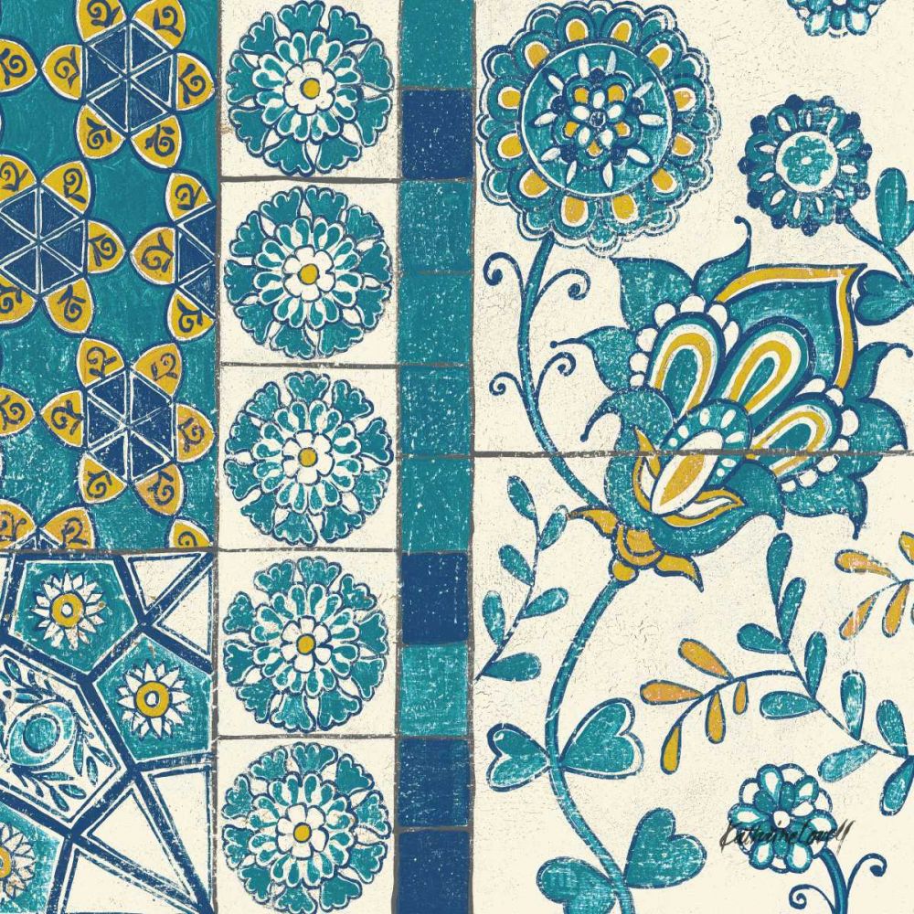 Turkish Tiles Exotic II art print by Kathrine Lovell for $57.95 CAD