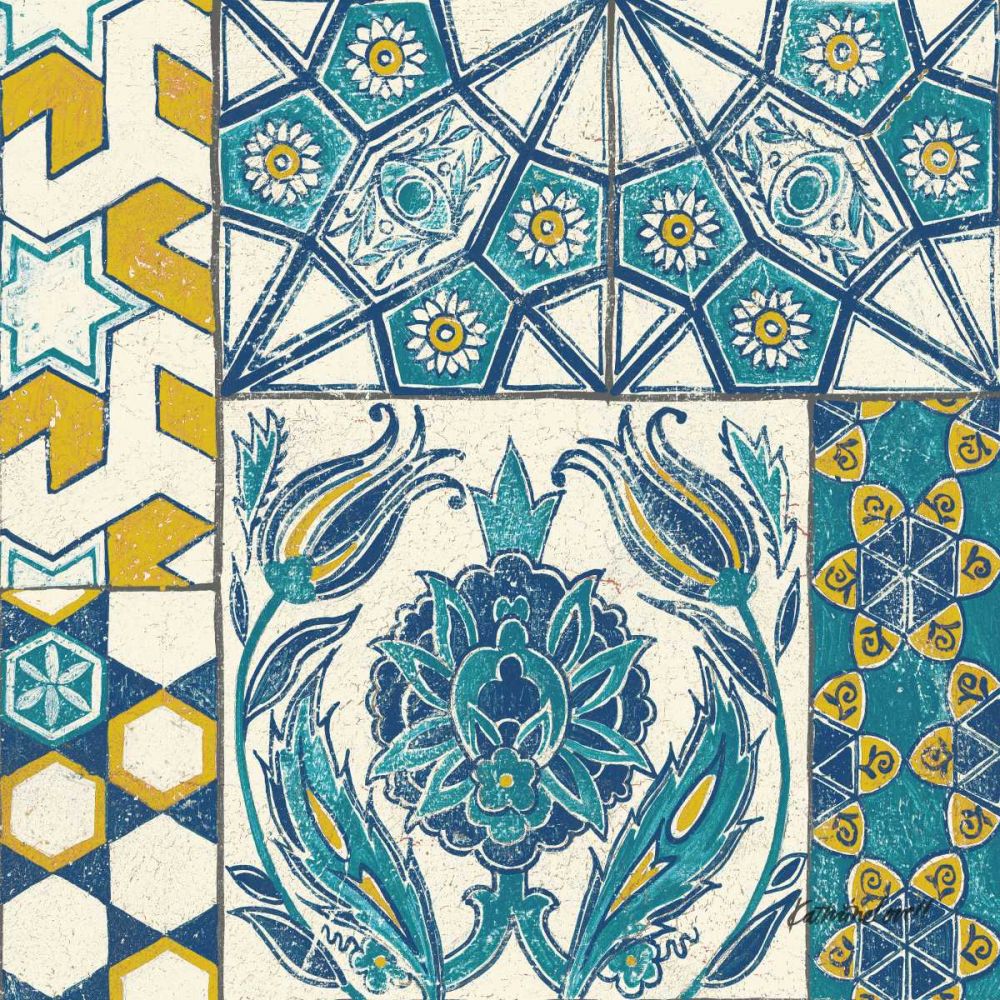 Turkish Tiles Exotic III art print by Kathrine Lovell for $57.95 CAD