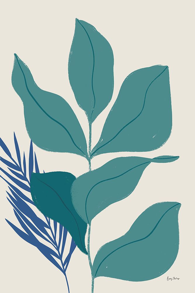 Balance IV Teal art print by Becky Thorns for $57.95 CAD