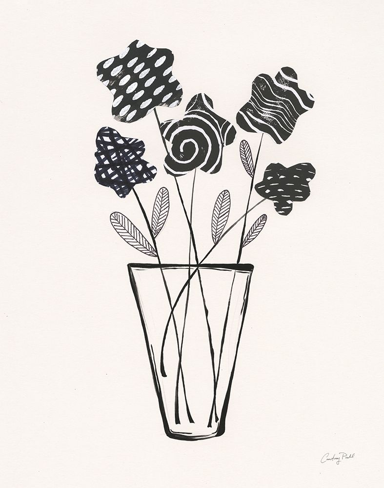 Modern Floral II art print by Courtney Prahl for $57.95 CAD
