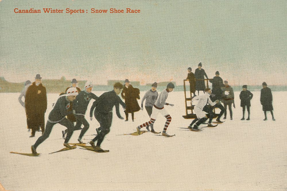 Snow Shoe Race art print by Wild Apple Portfolio for $57.95 CAD
