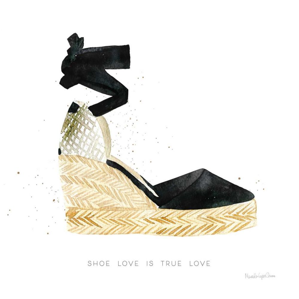 Shoe Love is True Love art print by Mercedes Lopez Charro for $57.95 CAD