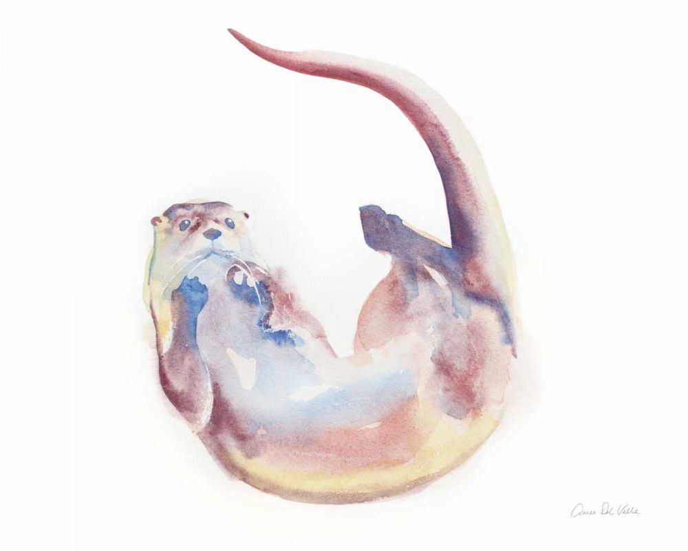 Swimming Otter II art print by Aimee Del Valle for $57.95 CAD