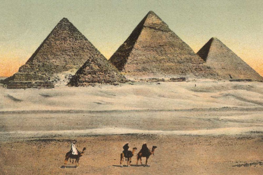 Cairo Pyramids art print by Wild Apple Portfolio for $57.95 CAD