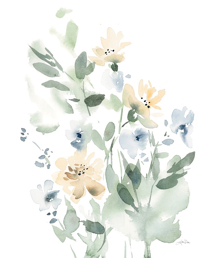 Summer Wildflowers I art print by Katrina Pete for $57.95 CAD