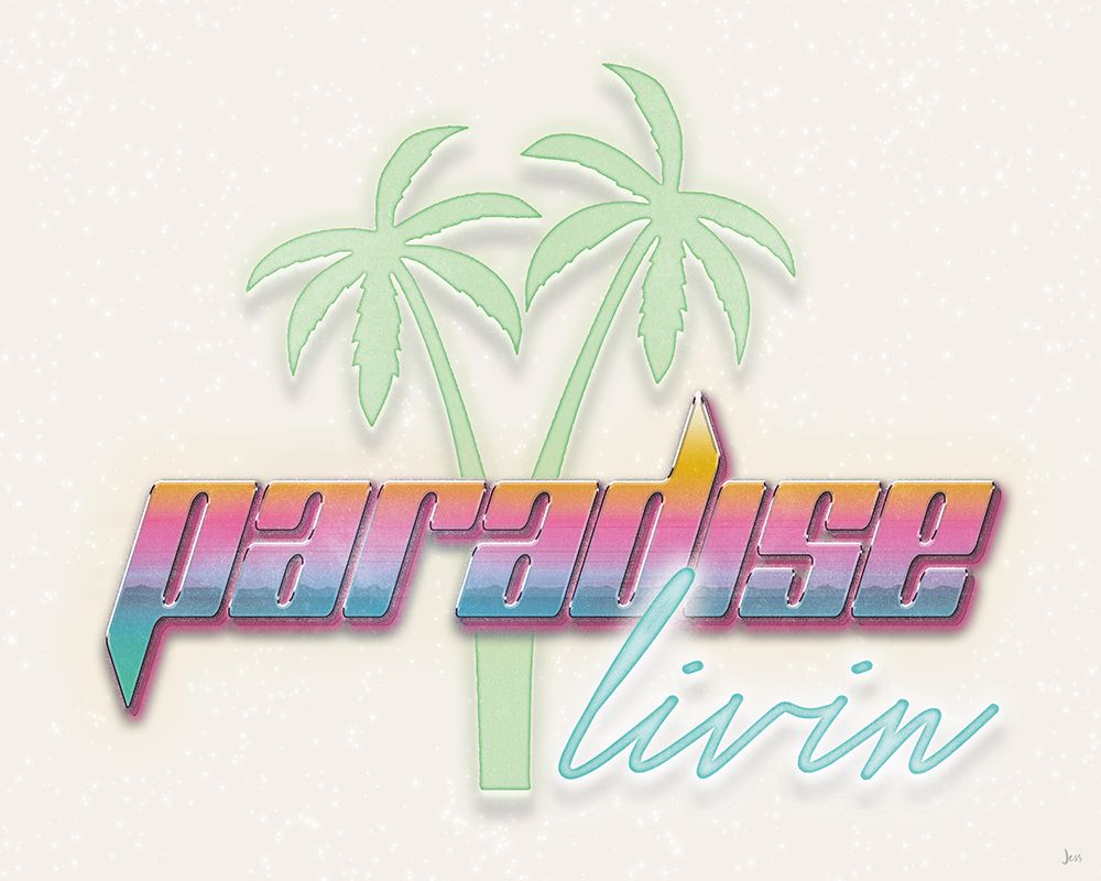 Paradise Livin I art print by Jess Aiken for $57.95 CAD