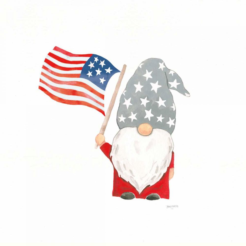 Patriotic Gnomes II art print by Jenaya Jackson for $57.95 CAD