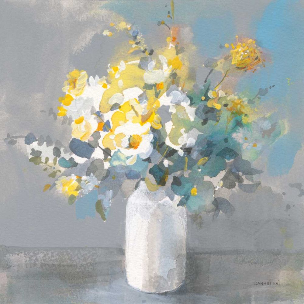 Touch of Spring I White Vase art print by Danhui Nai for $57.95 CAD