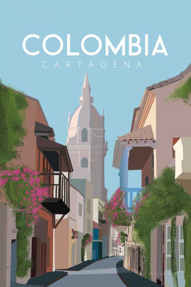 Colombia art print by Omar Escalante for $57.95 CAD