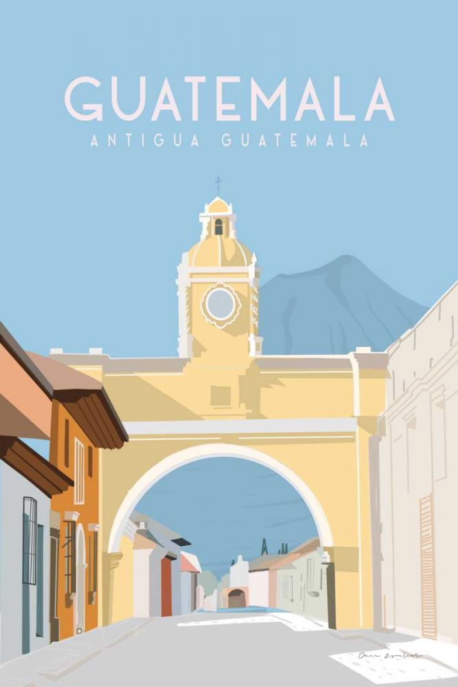 Antigua Guatemala art print by Omar Escalante for $57.95 CAD
