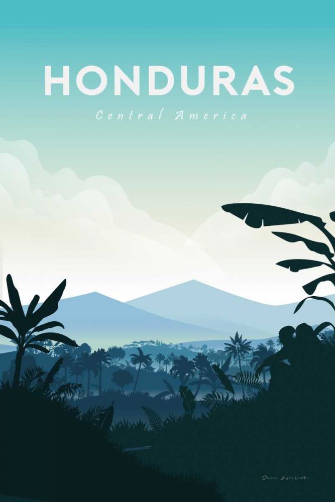 Honduras art print by Omar Escalante for $57.95 CAD