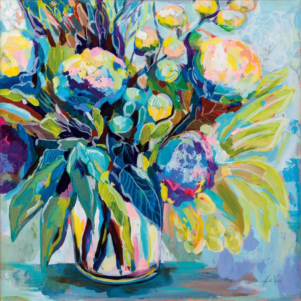 Spring bloom 24x24 art print by Jeanette Vertentes for $57.95 CAD